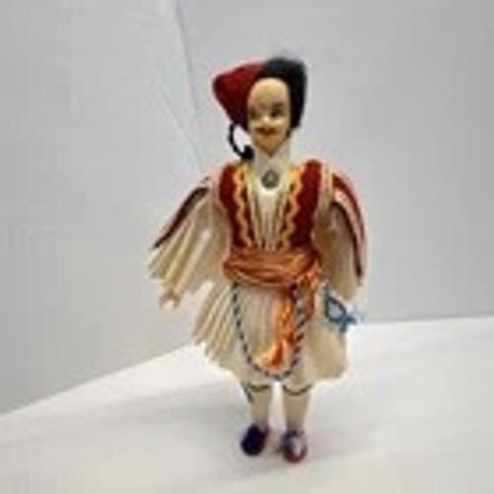 Vintage Greek Soldier Doll